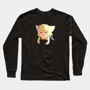 Lumine cat genshin impact Long Sleeve T-Shirt